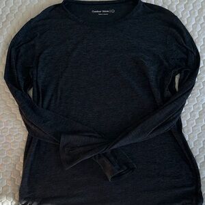 Outdoor Voices Charcoal Long Sleeve Shirt
